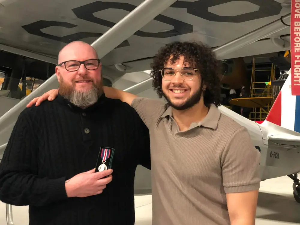 Kevin Racine with Community
